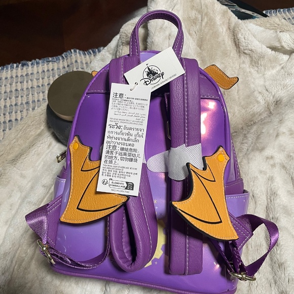 Loungefly Disney Parks Epcot Figment Mini-Backpack - Picture 4 of 4